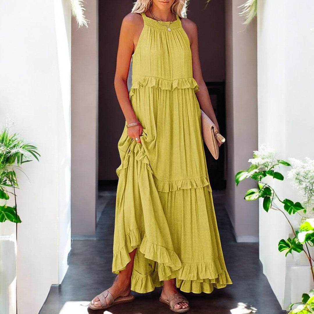 Scarlet Sleeveless Maxi Dress