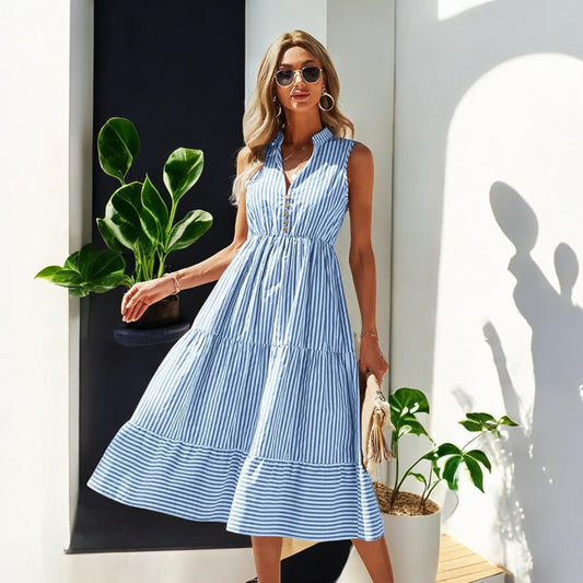 Cecelia Striped Summer Dress