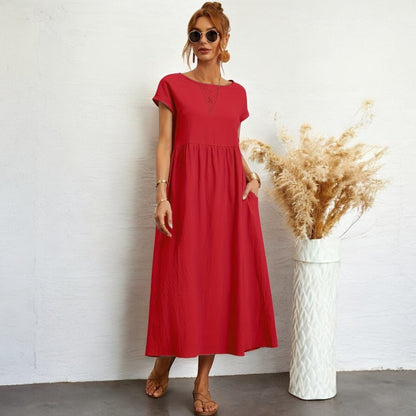 Izabella Sleeveless Dress With Pocket