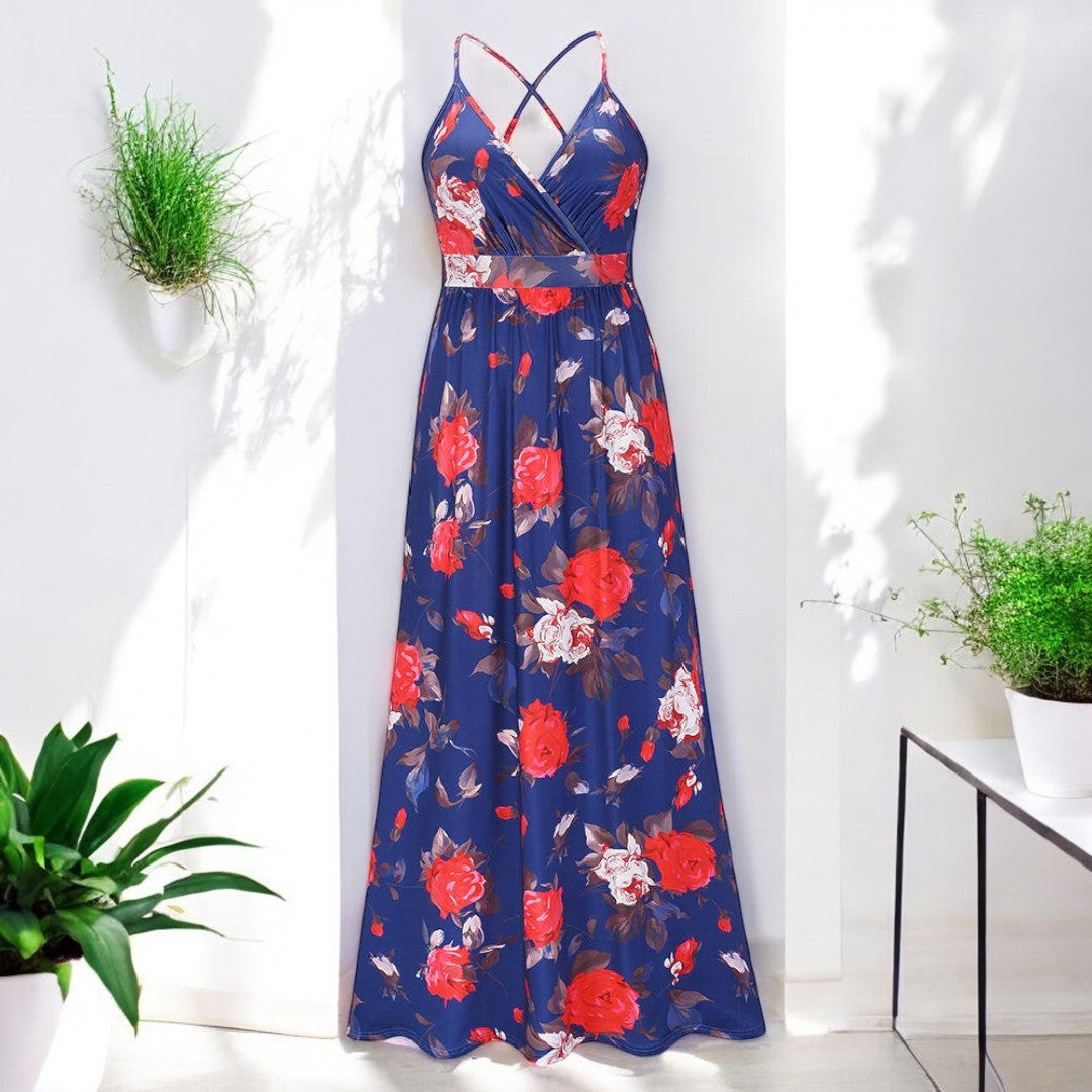 Regina Boho Floral Print Dresses