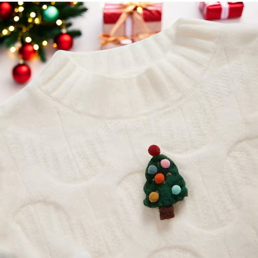 Christmas Tree Knitted Sweater