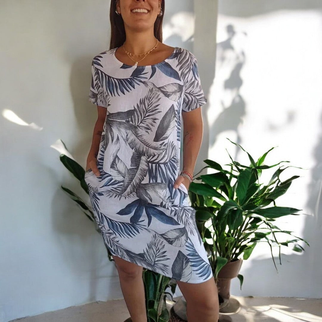 Aniyah Floral Mid Length Dress