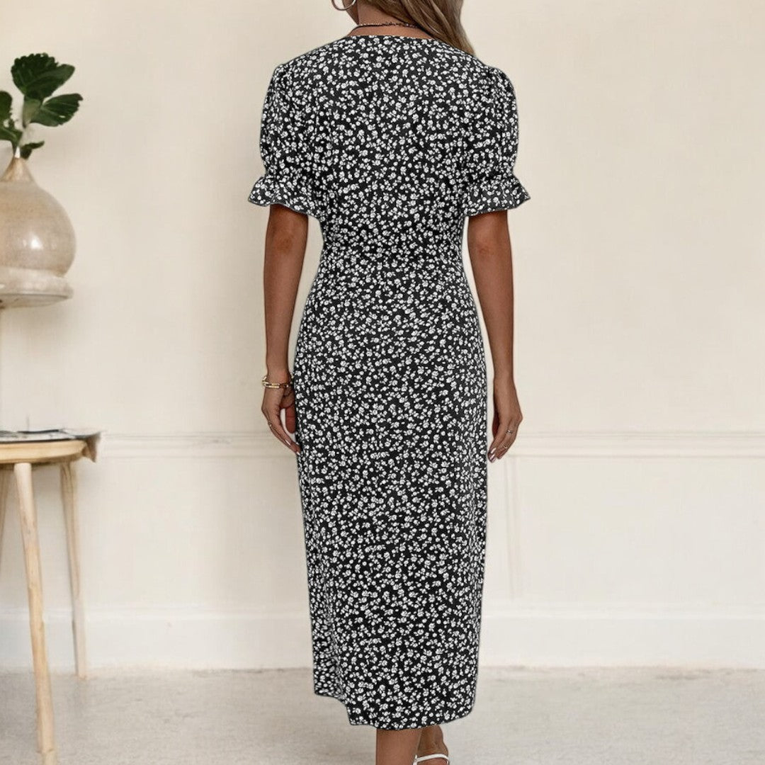 Diana Fresh Bloom V-Neck Dress