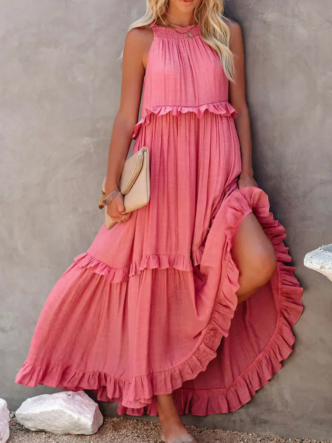 Rachel™ Sleeveless Maxi Dress