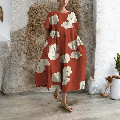 Camryn Boho Floral Dress