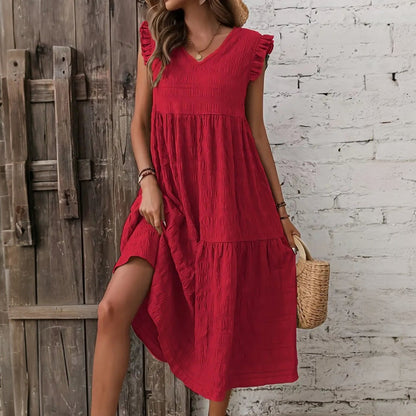 Carla Textured Midi Dress