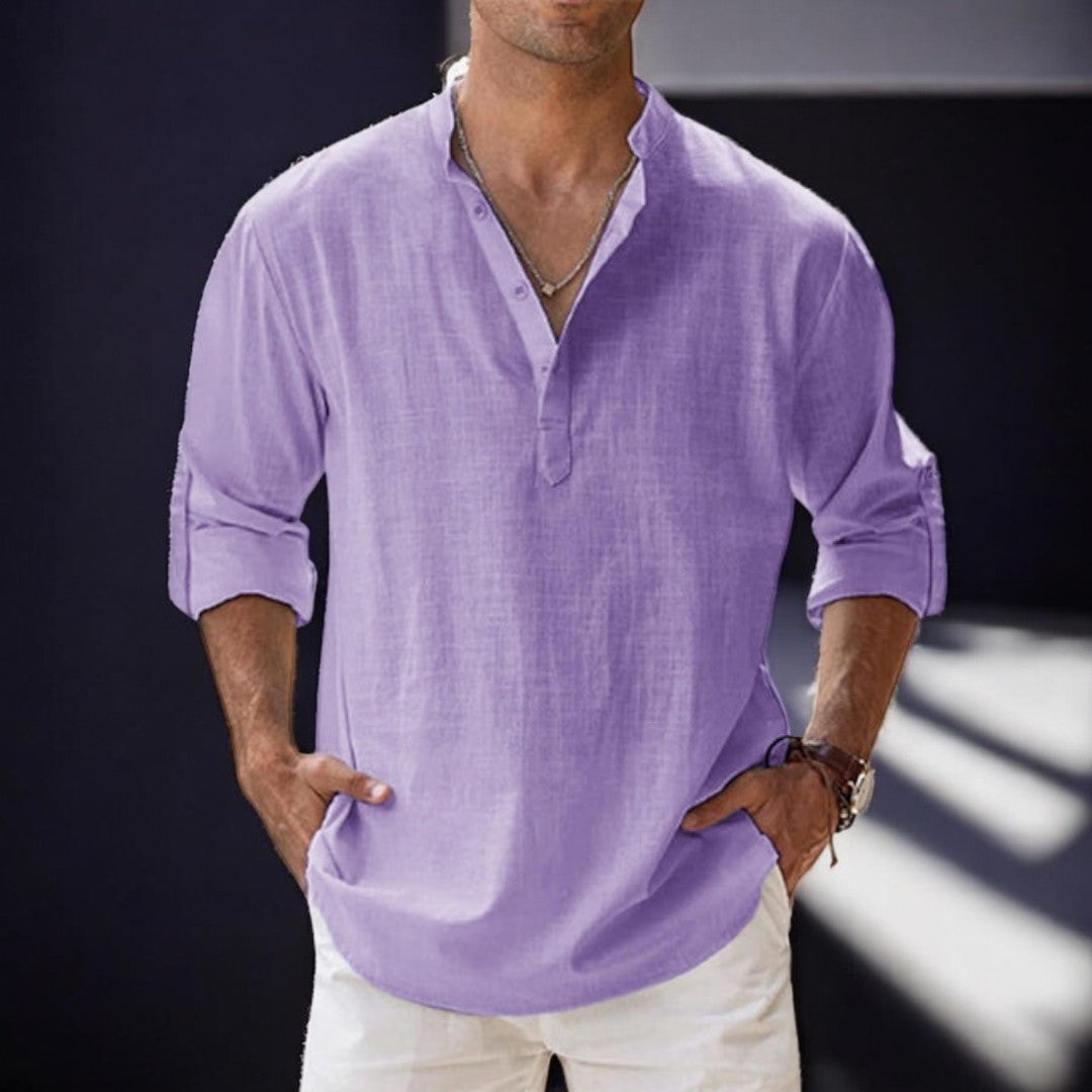Austin Linen Overshirt