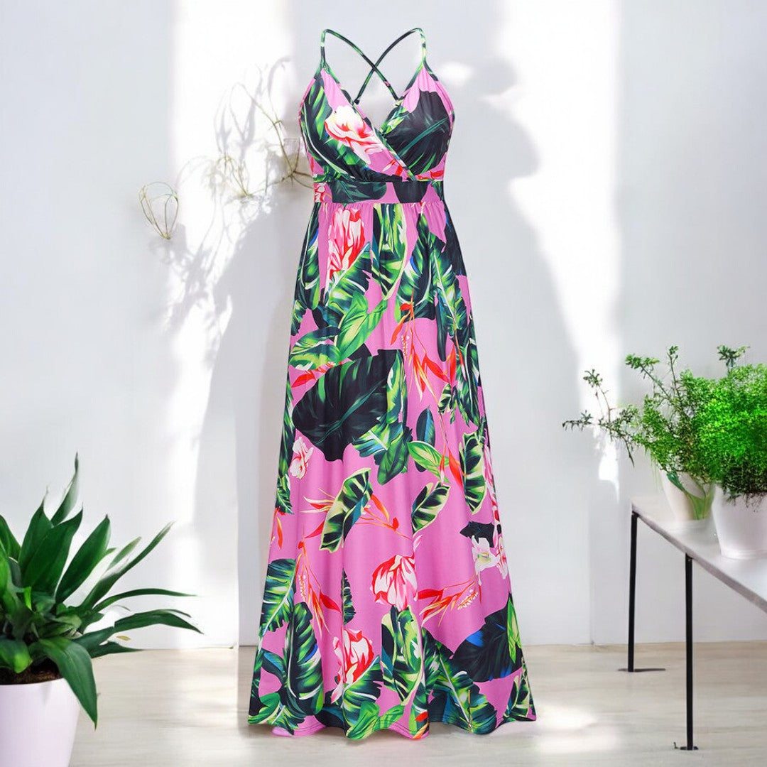 Regina Boho Floral Print Dresses