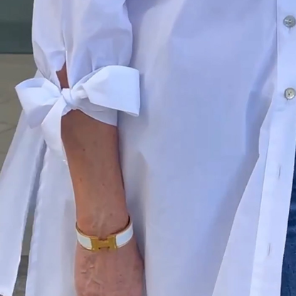 Kathe™ | Elegant Flowing Button-Up Jacket
