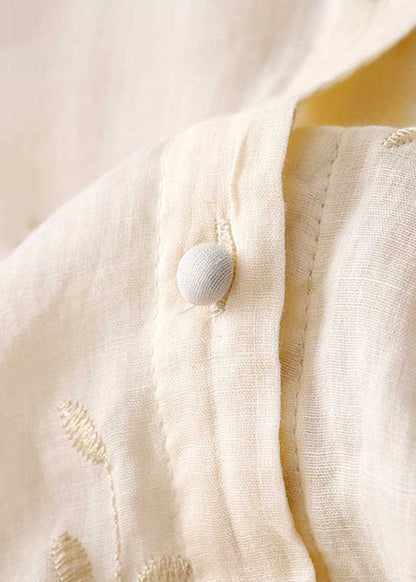 Leah | Embroidered Cotton Blouse