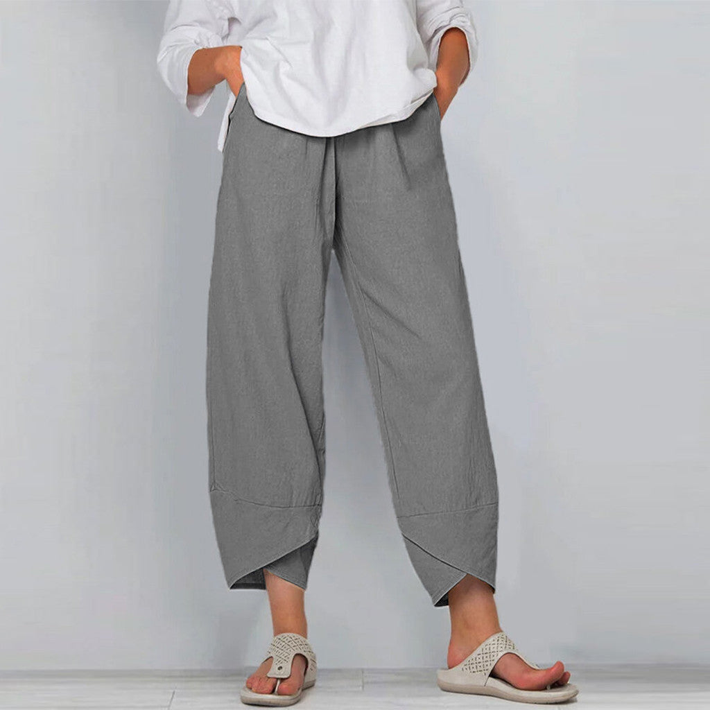 Dara Cotton-Linen Trousers