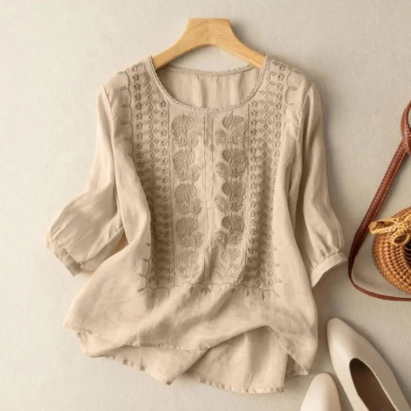 Emily™ | Embroidered Boho Blouse