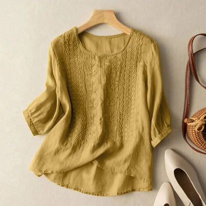 Emily™ | Embroidered Boho Blouse