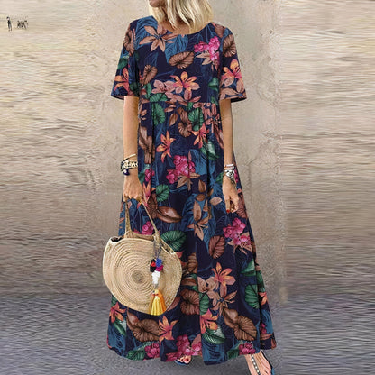 Jessa™ | Vibrant Floral Maxi Dress