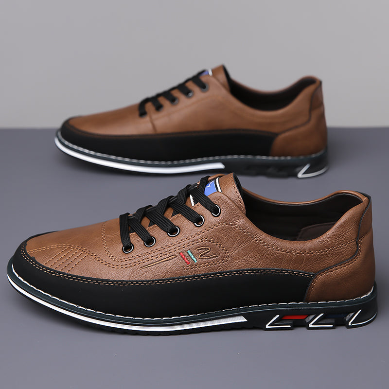 Voyager Leather Casual Sneakers 