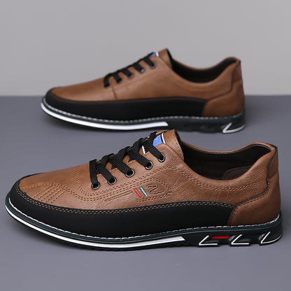 Voyager Leather Casual Sneakers 