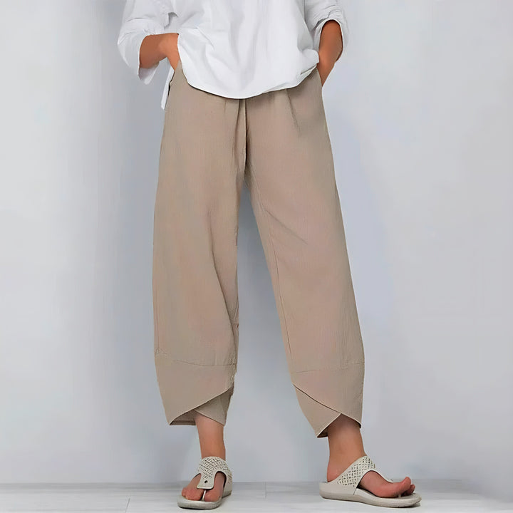Dara Cotton-Linen Trousers