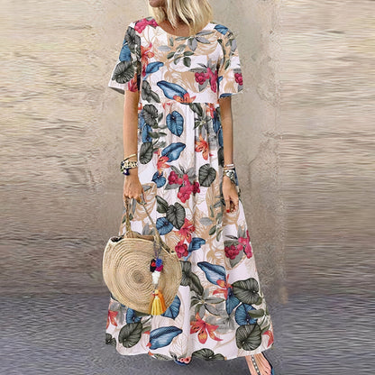 Jessa™ | Vibrant Floral Maxi Dress